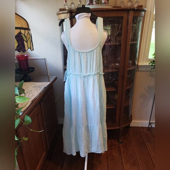 Time and Tru NWT boho midi calf sundress 100% cotton XXXL 22 - Picture 5 of 8
